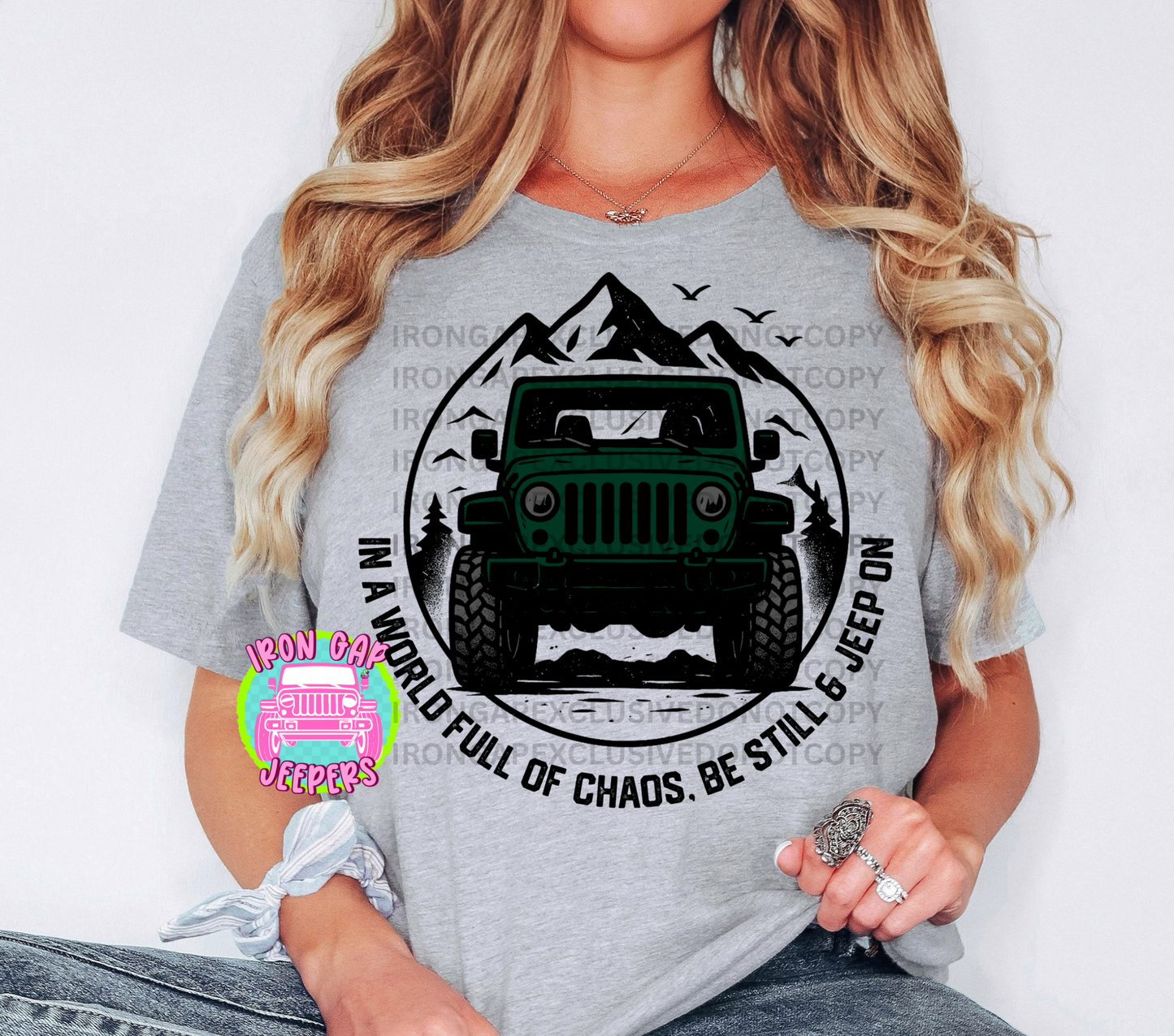 IN A WORLD FULL OF CHAOS Iron Gap Exclusive Tee (13 Design Colors)