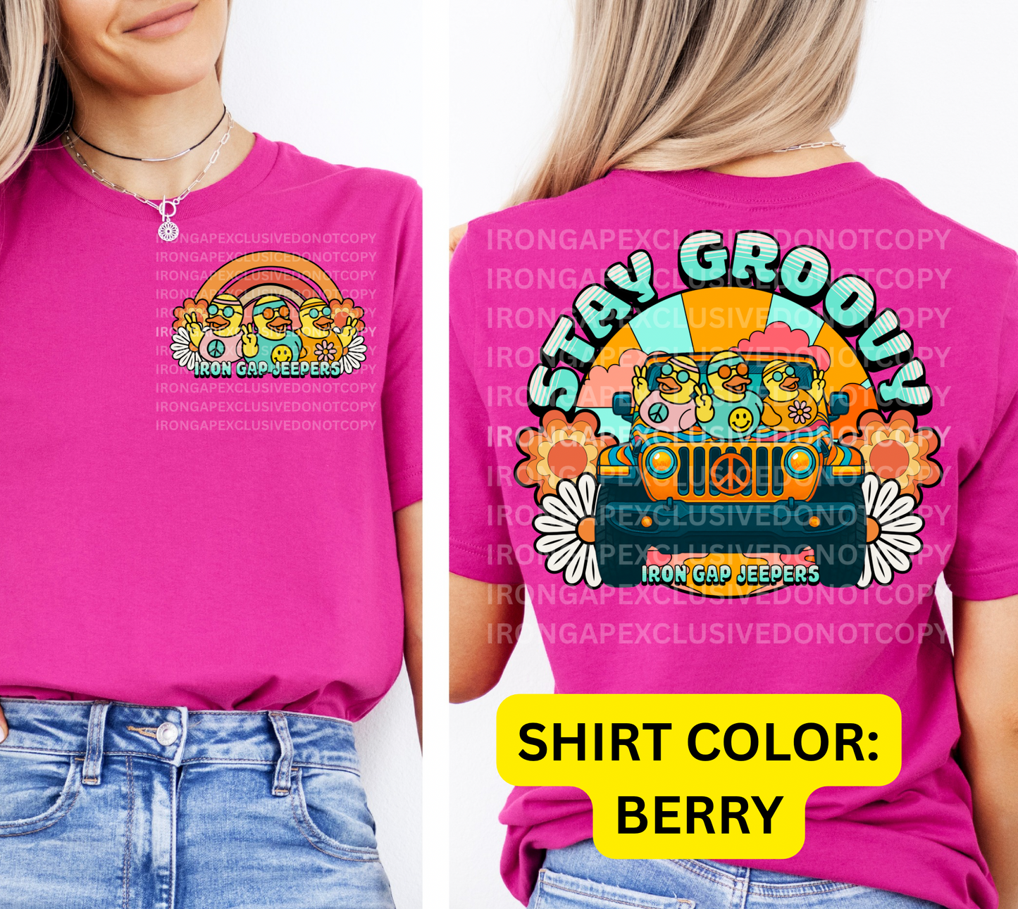 Stay Groovy Iron Gap Exclusive Tee