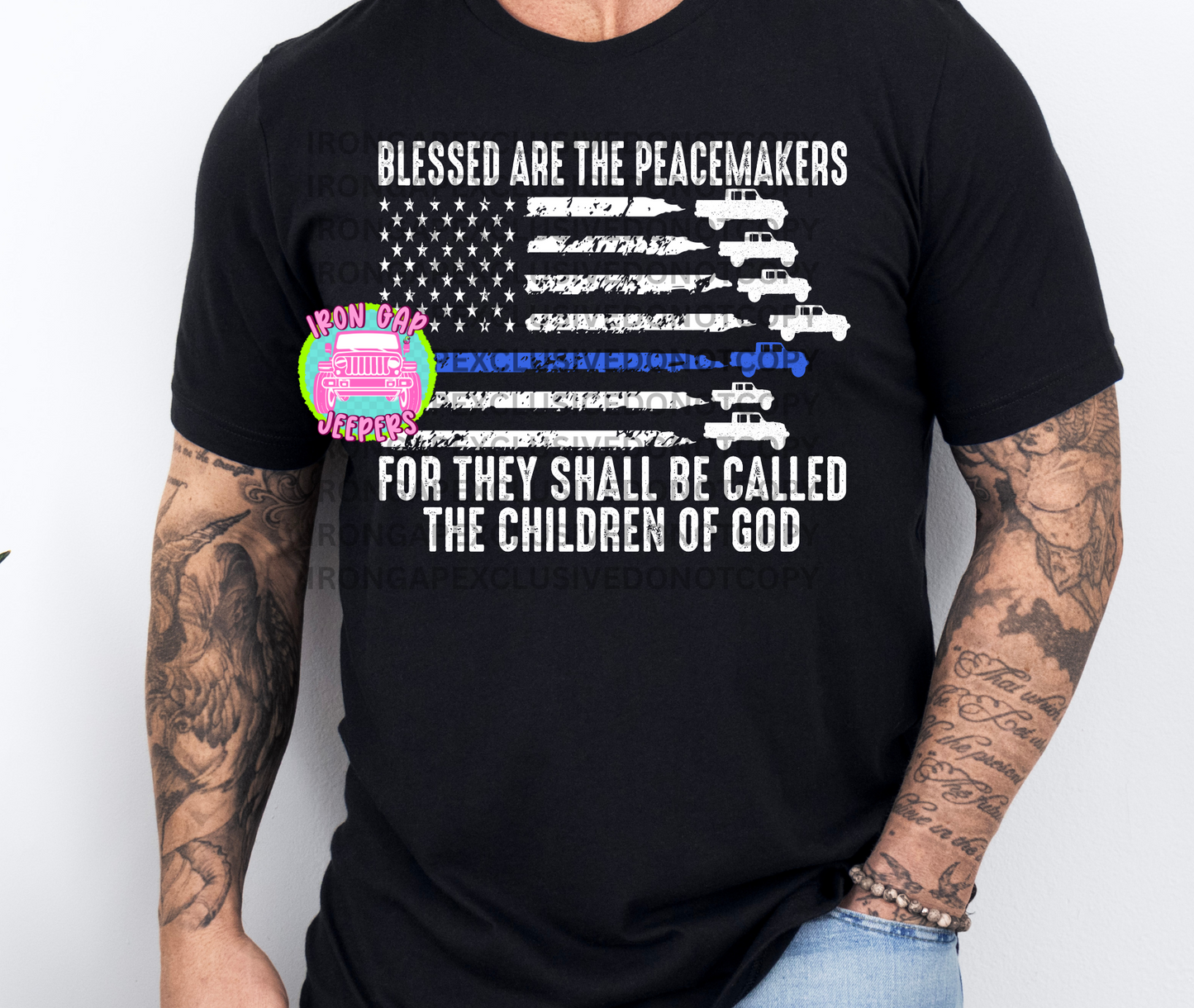 BLESSED ARE THE PEACEMAKERS Iron Gap Exclusive Tee (3 Versions & 2 Color Options)