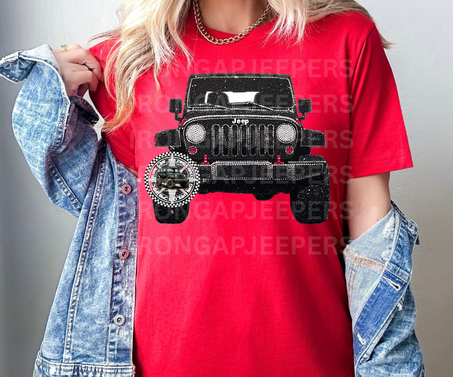 Rhinestone (FAUX) Tee (9 Color options)