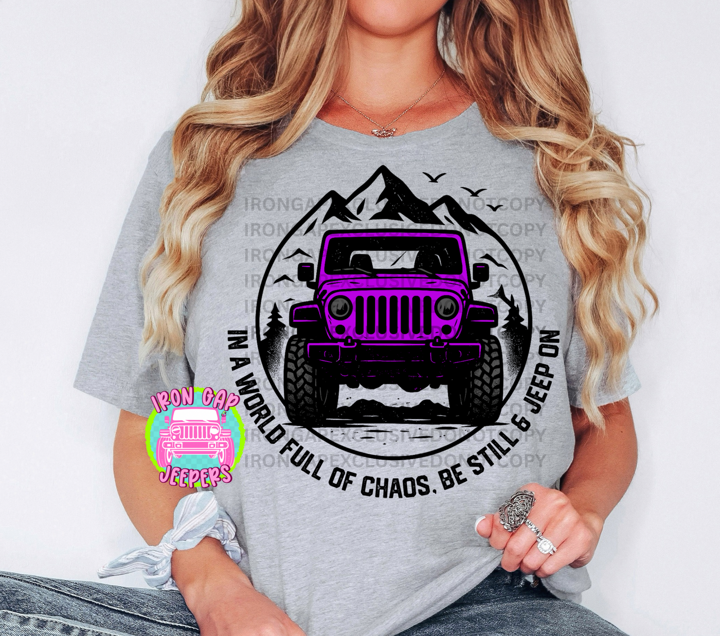 IN A WORLD FULL OF CHAOS Iron Gap Exclusive Tee (13 Design Colors)