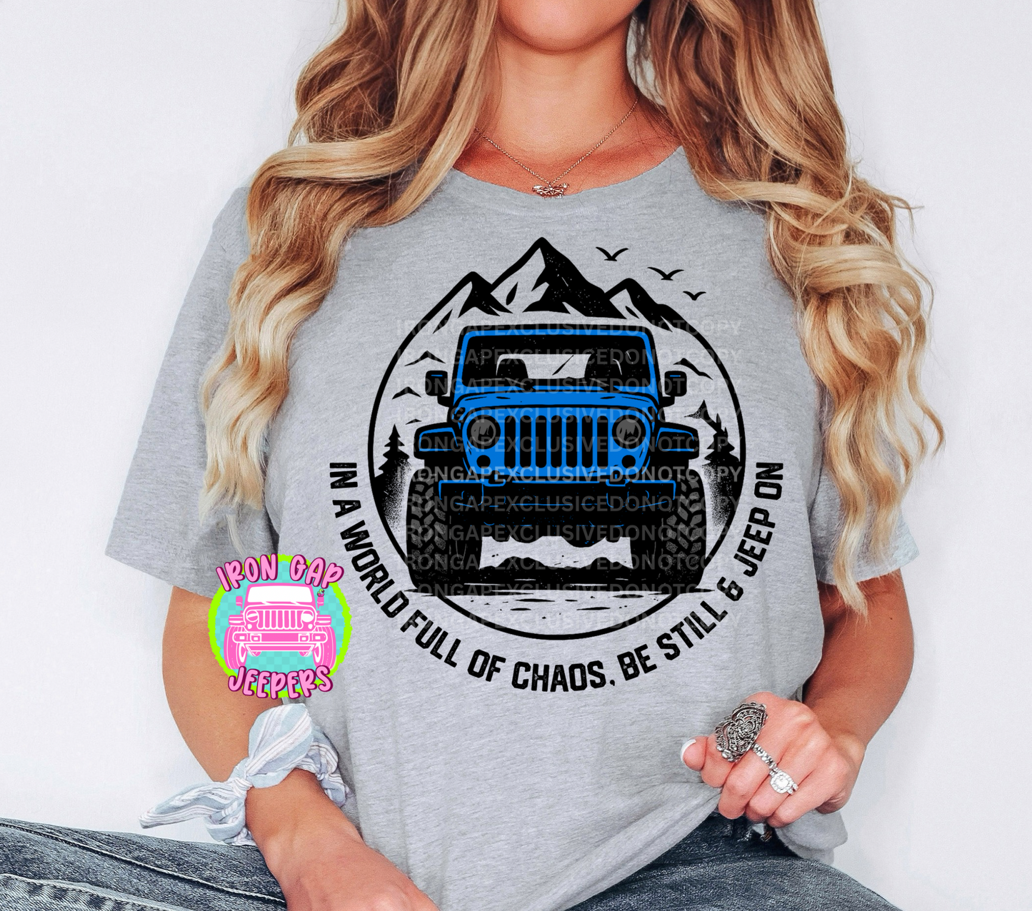 IN A WORLD FULL OF CHAOS Iron Gap Exclusive Tee (13 Design Colors)