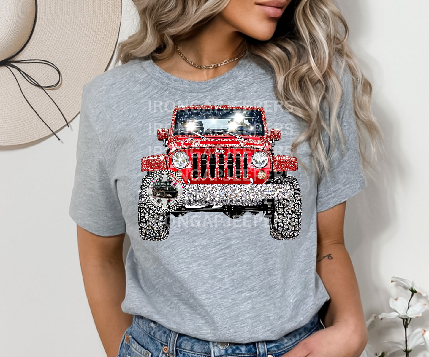 Rhinestone (FAUX) Tee (9 Color options)