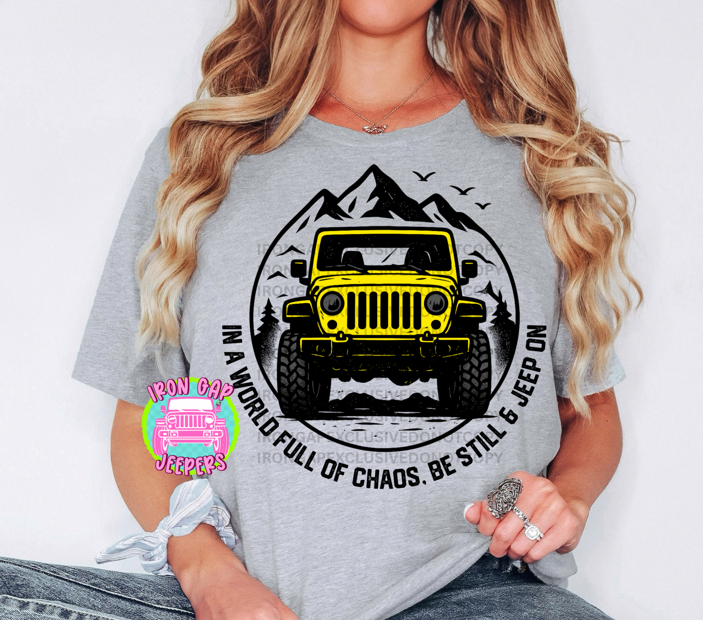 IN A WORLD FULL OF CHAOS Iron Gap Exclusive Tee (13 Design Colors)