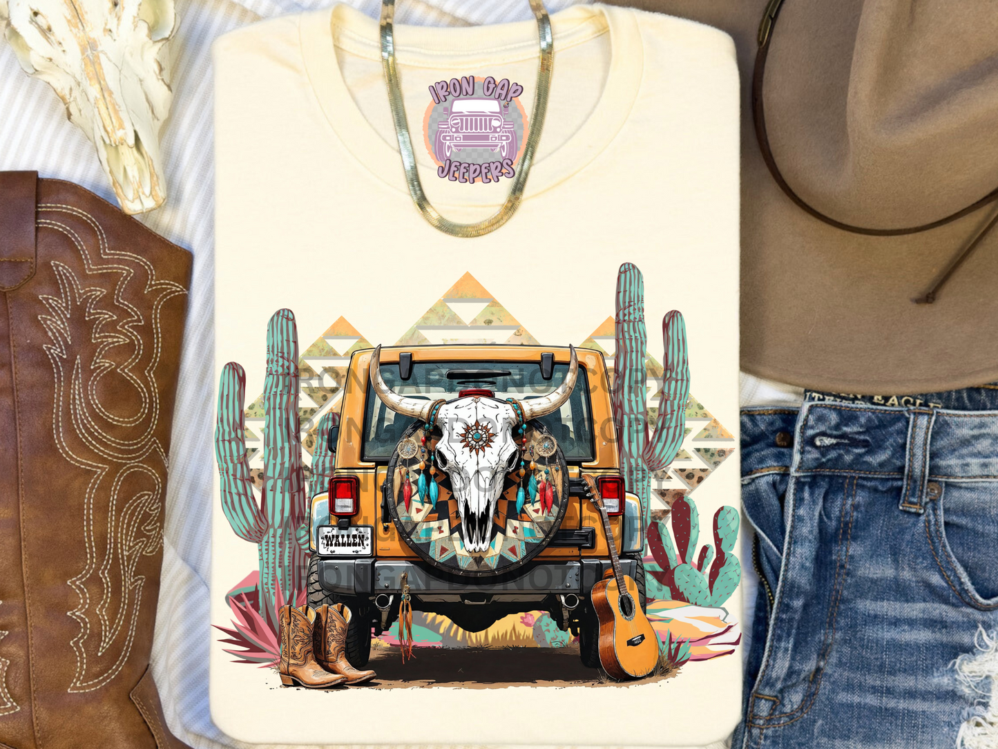 Western Tee (11 License Plate Country Artist Options)