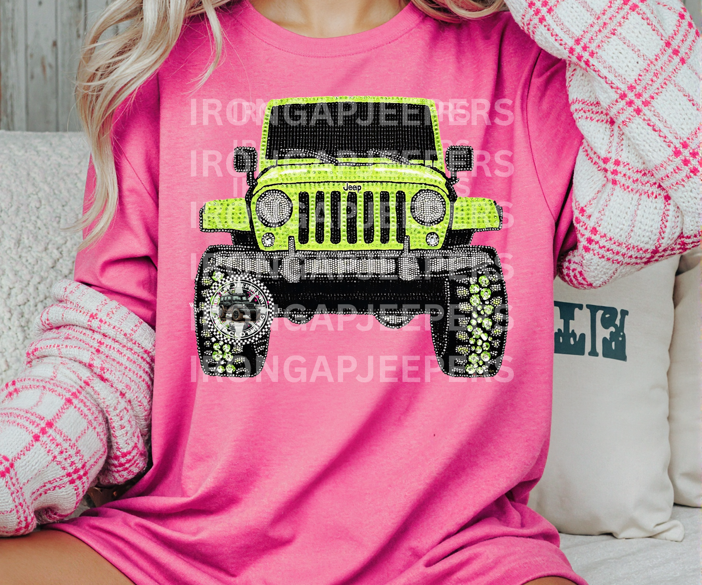 Rhinestone (FAUX) Tee (9 Color options)