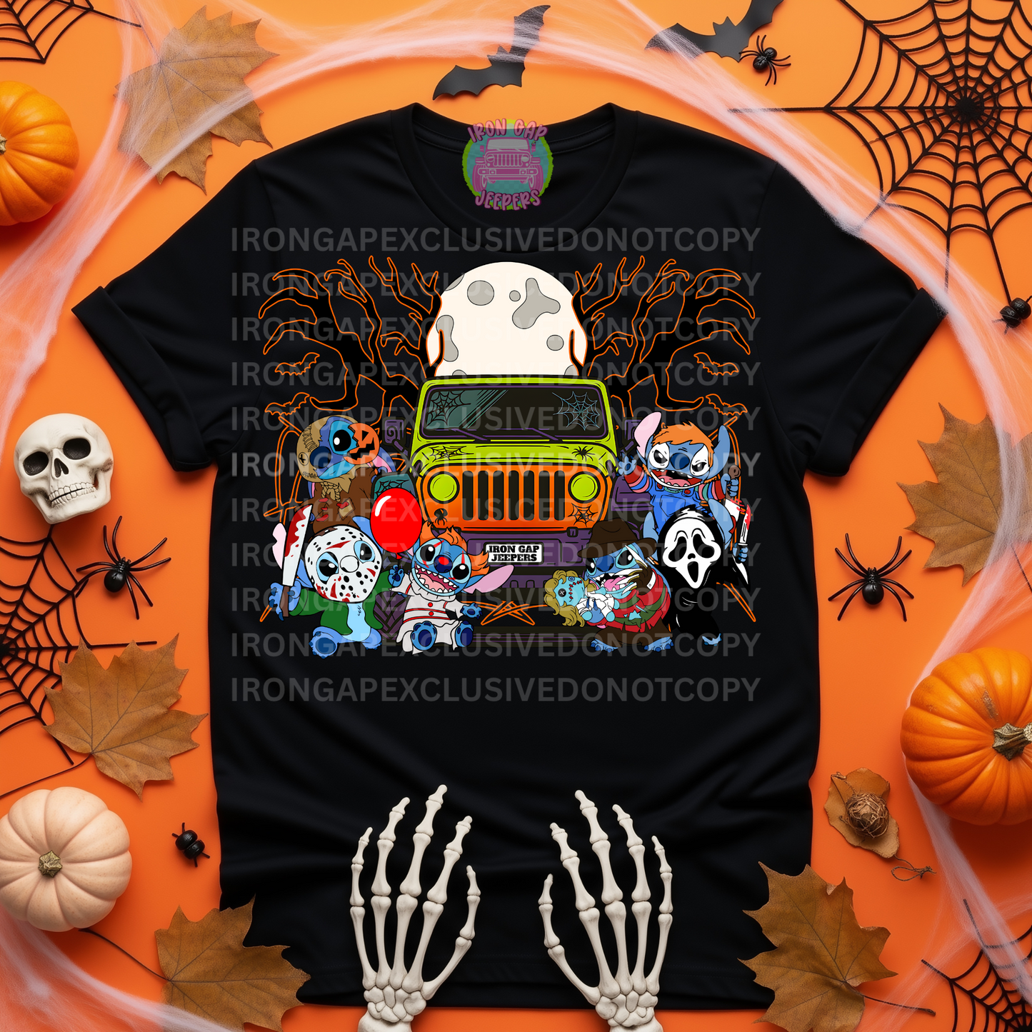 Stitch/Horror Characters Iron Gap Exclusive Tee