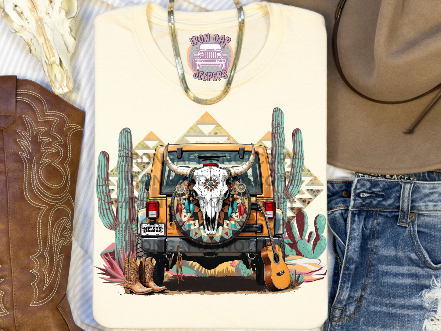 Western Tee (11 License Plate Country Artist Options)