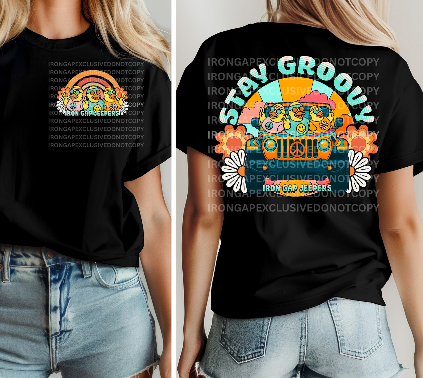 Stay Groovy Iron Gap Exclusive Tee