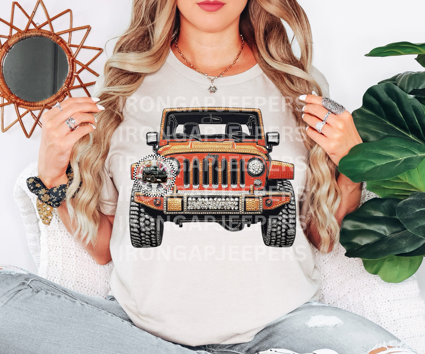 Rhinestone (FAUX) Tee (9 Color options)
