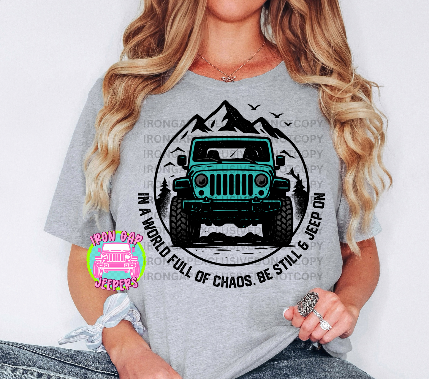 IN A WORLD FULL OF CHAOS Iron Gap Exclusive Tee (13 Design Colors)