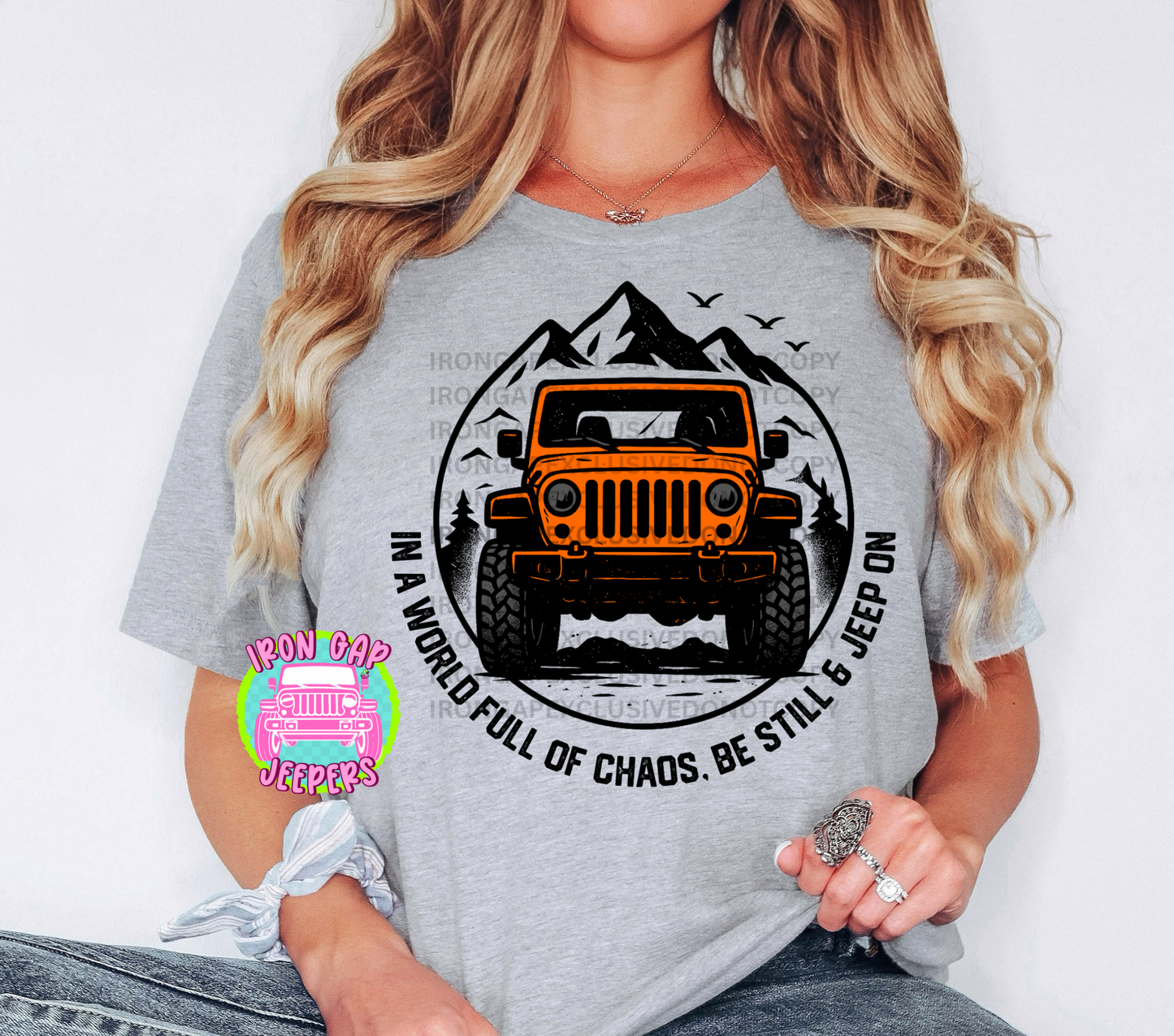 IN A WORLD FULL OF CHAOS Iron Gap Exclusive Tee (13 Design Colors)