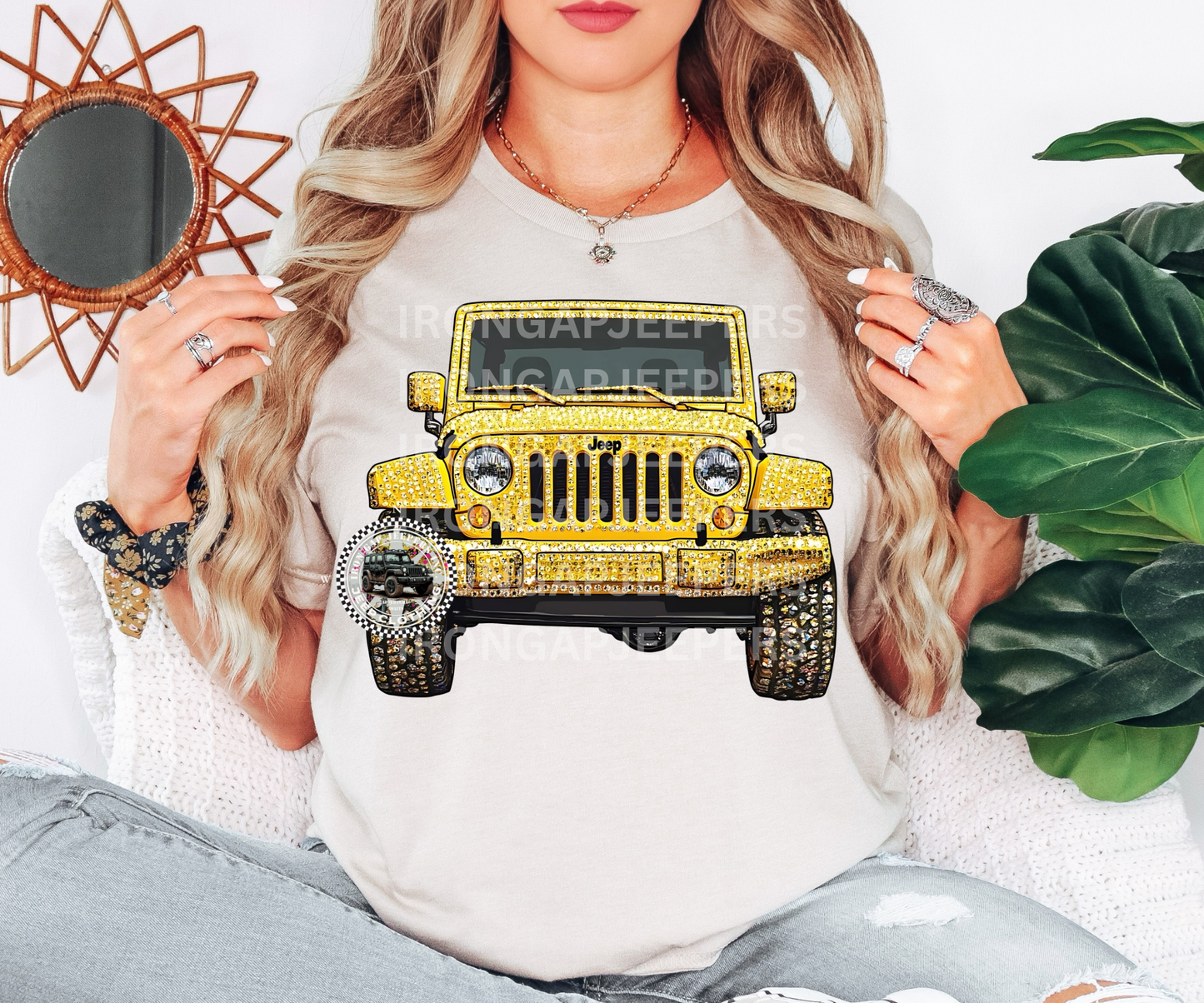 Rhinestone (FAUX) Tee (9 Color options)
