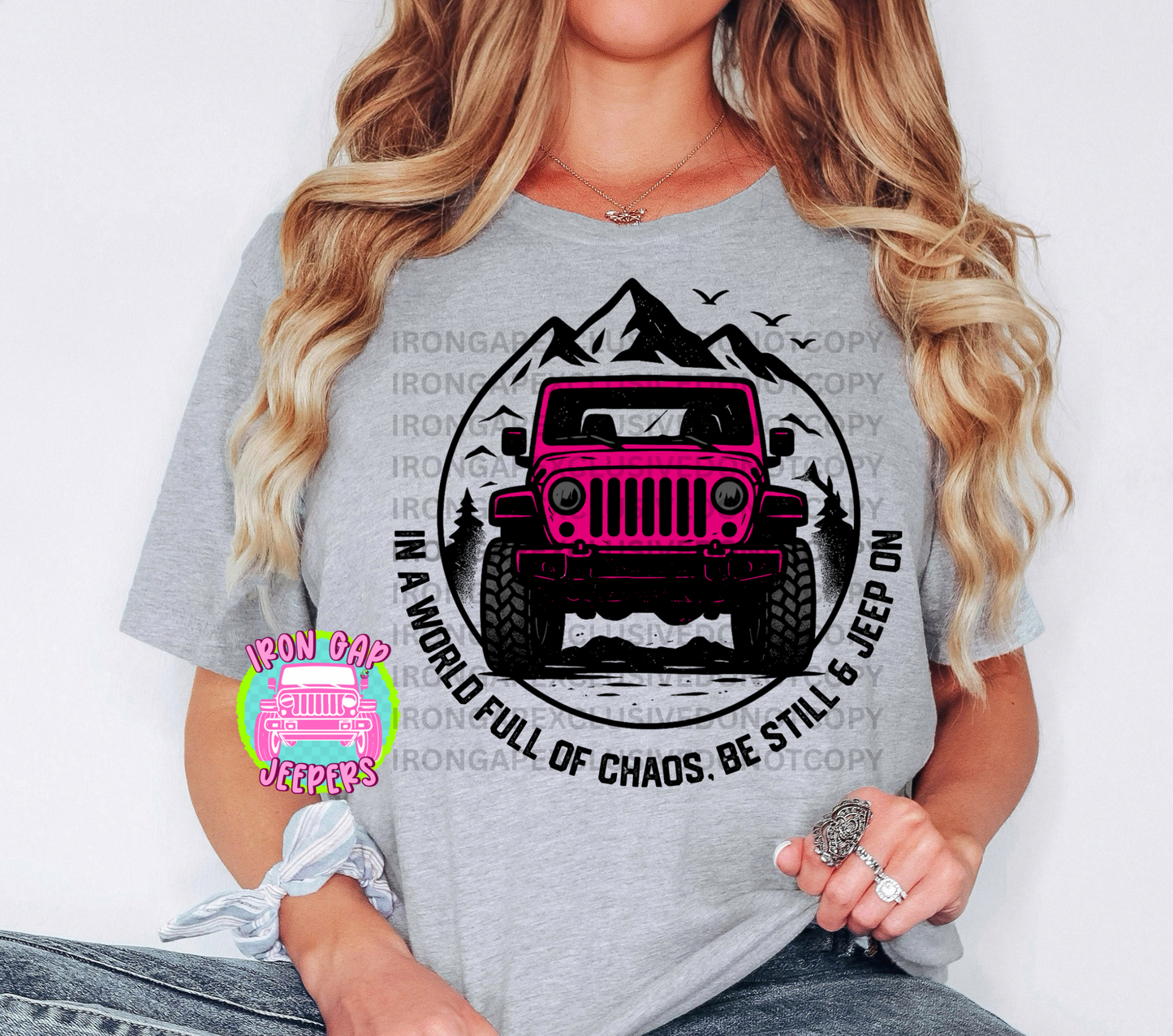 IN A WORLD FULL OF CHAOS Iron Gap Exclusive Tee (13 Design Colors)