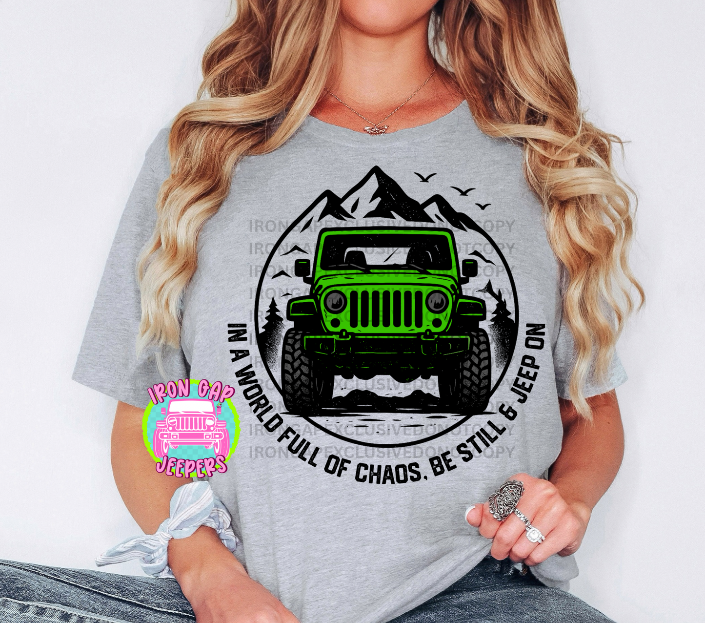 IN A WORLD FULL OF CHAOS Iron Gap Exclusive Tee (13 Design Colors)