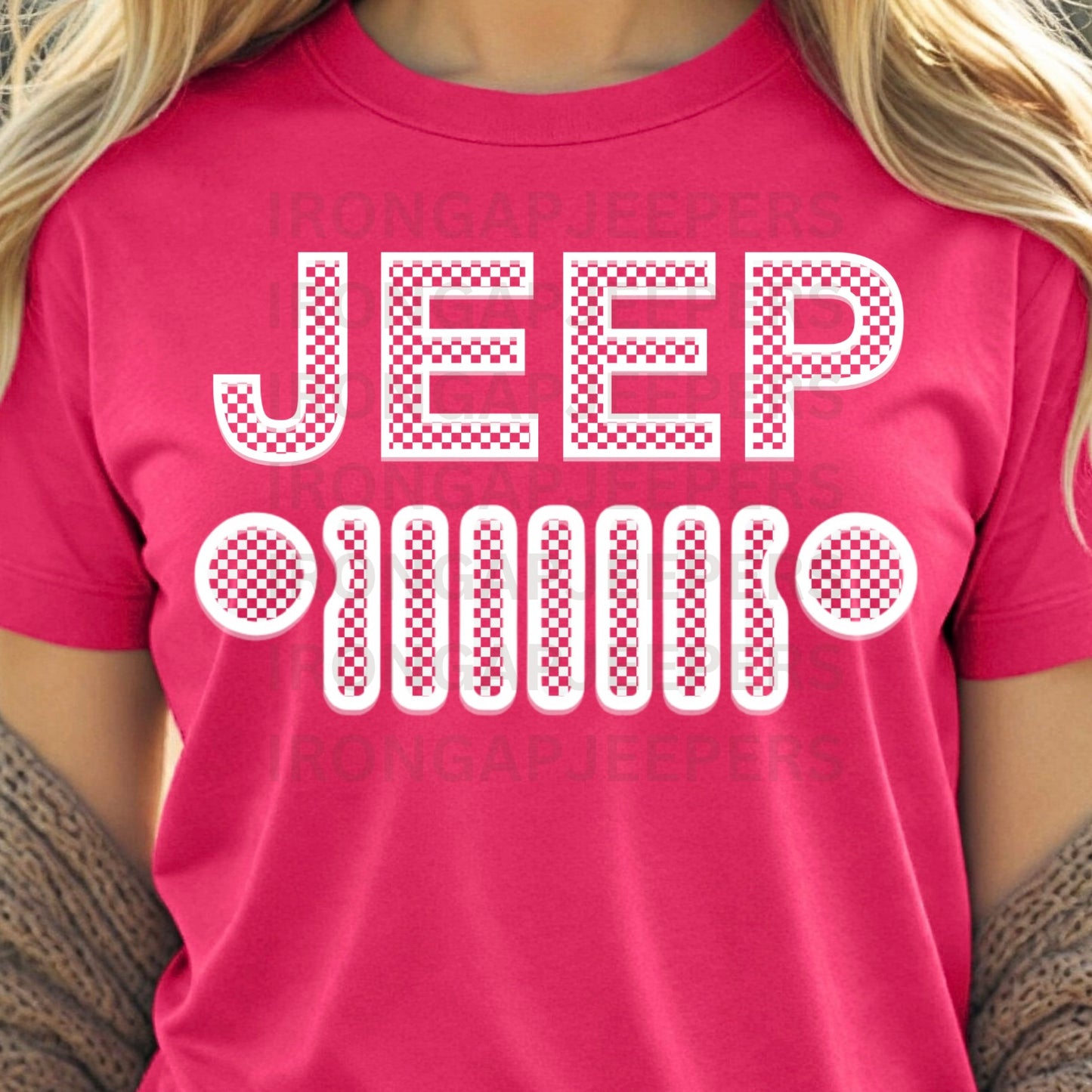 Checkered Grille Tee