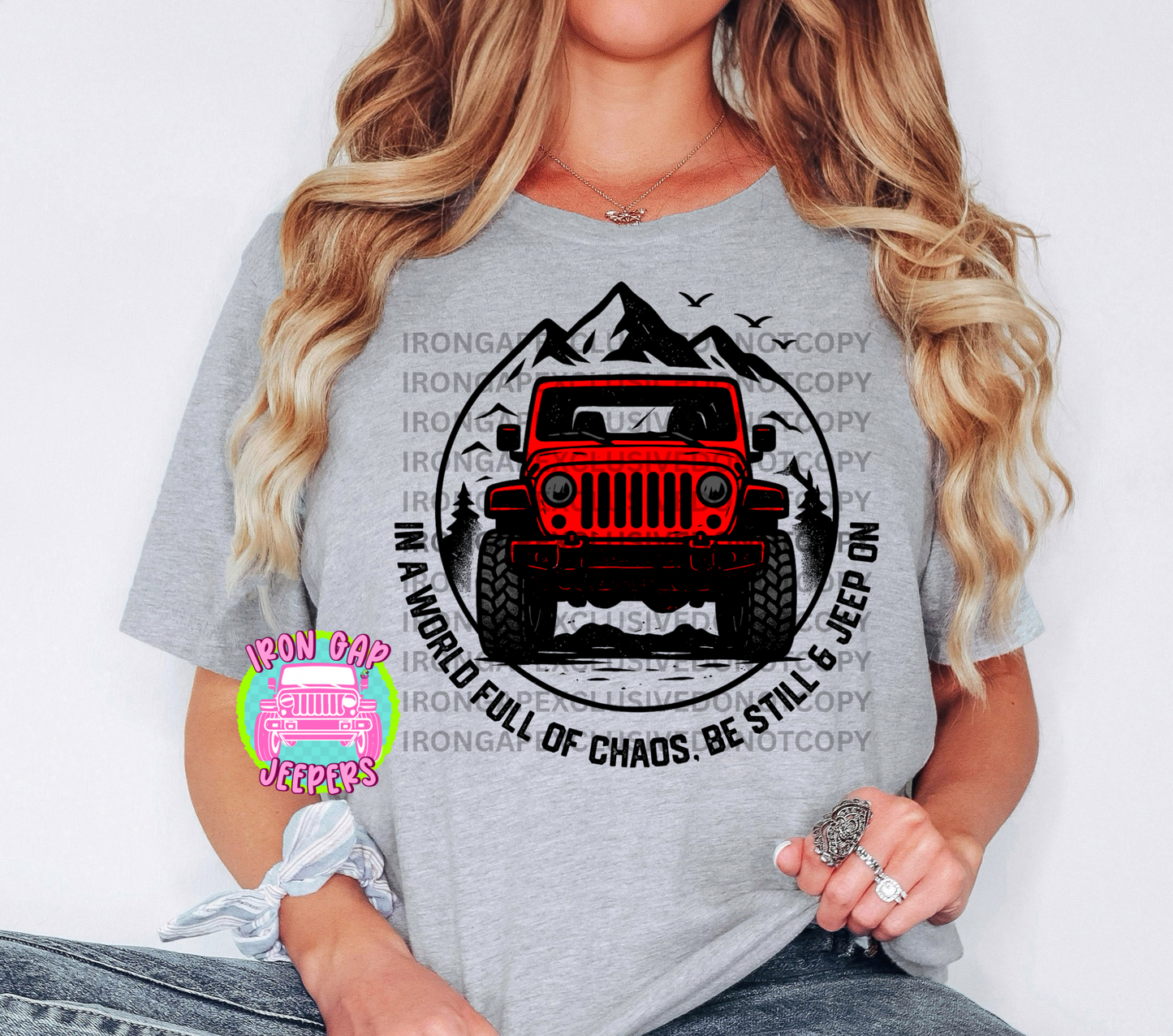 IN A WORLD FULL OF CHAOS Iron Gap Exclusive Tee (13 Design Colors)