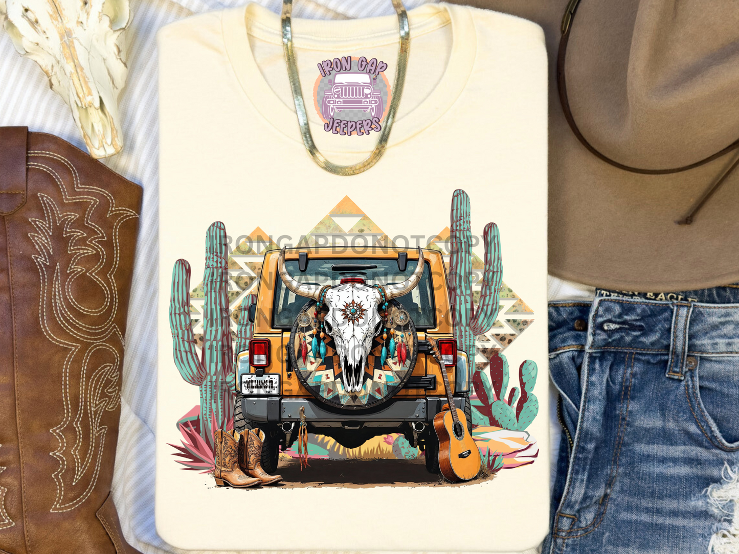 Western Tee (11 License Plate Country Artist Options)