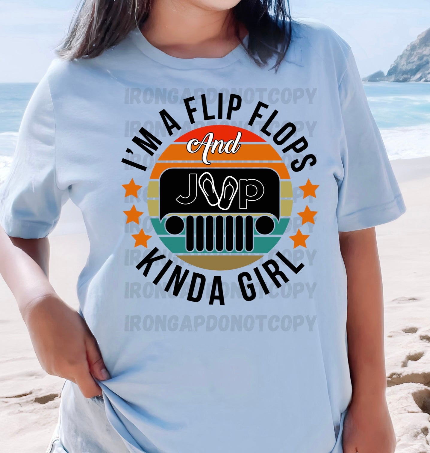 Flip Flop & J Kinda Girl Tee