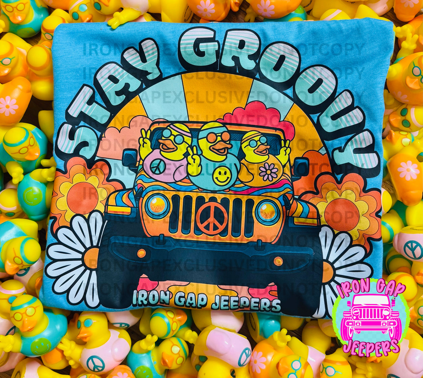 Stay Groovy Iron Gap Exclusive Tee