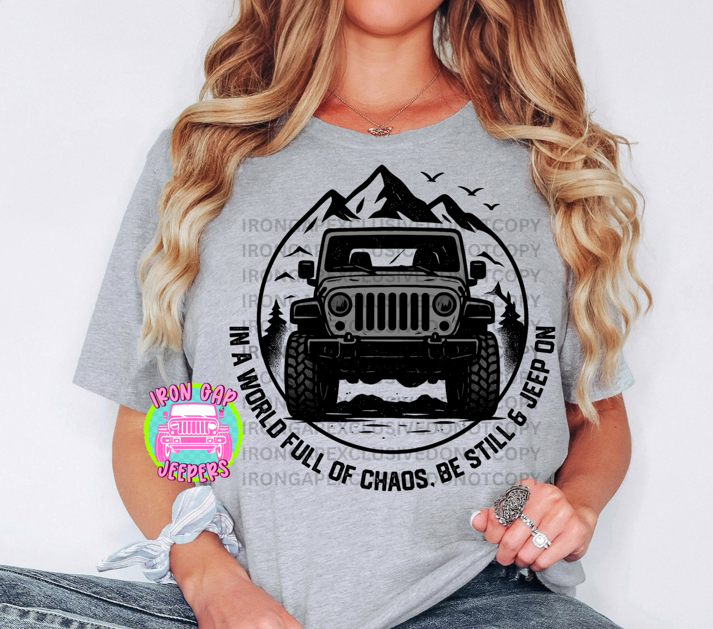 IN A WORLD FULL OF CHAOS Iron Gap Exclusive Tee (13 Design Colors)