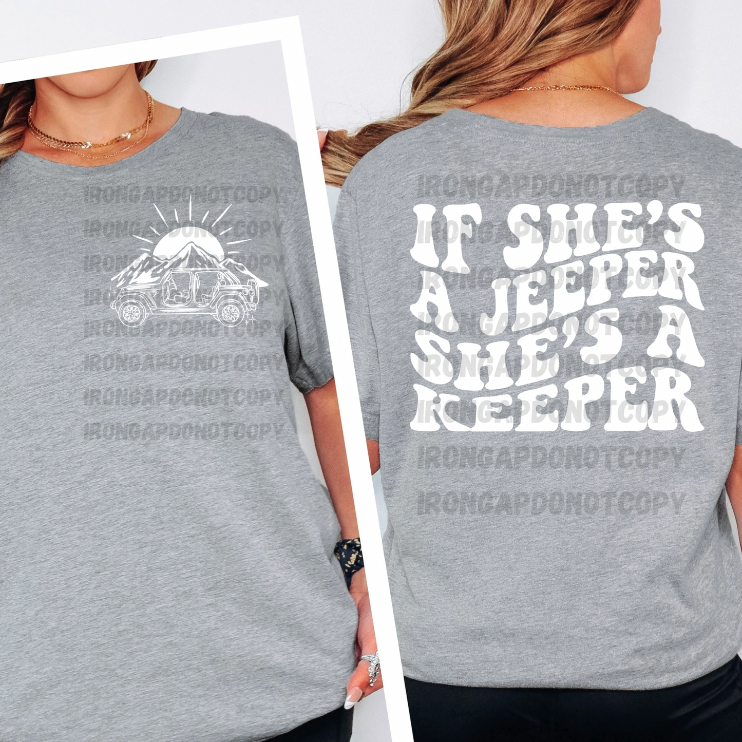 She’s a Keeper Tee (Front & Back)