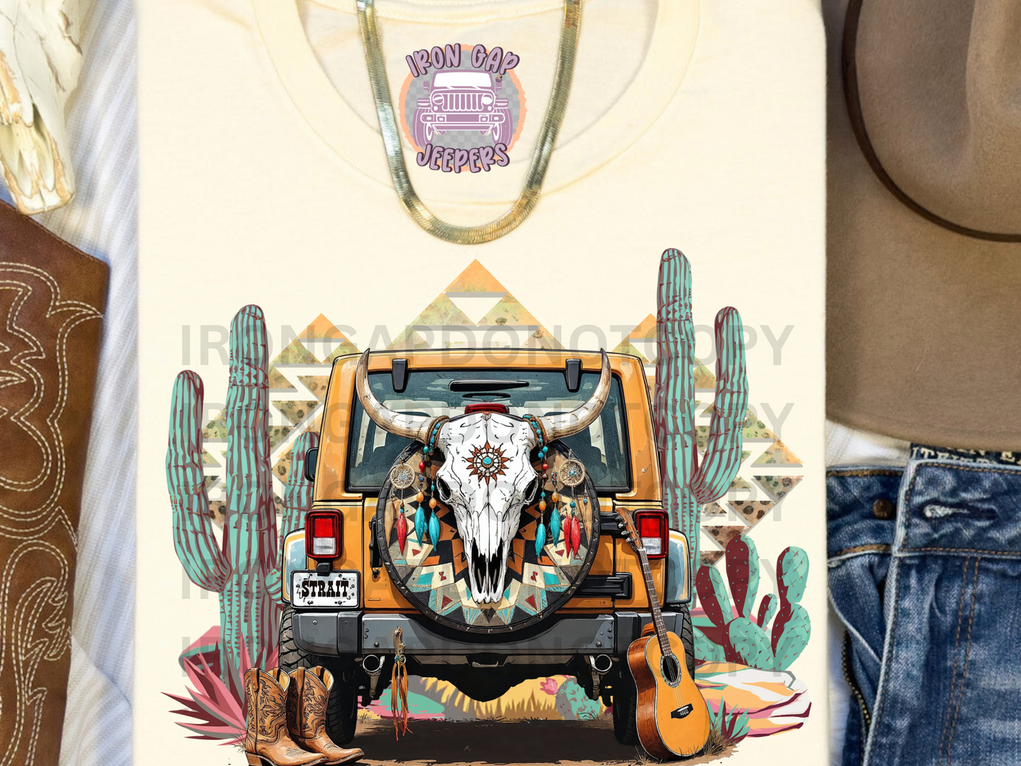 Western Tee (11 License Plate Country Artist Options)