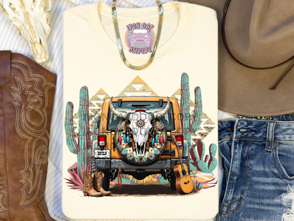 Western Tee (11 License Plate Country Artist Options)