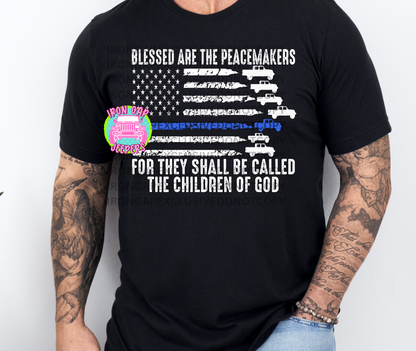 BLESSED ARE THE PEACEMAKERS Iron Gap Exclusive Tee (3 Versions & 2 Color Options)