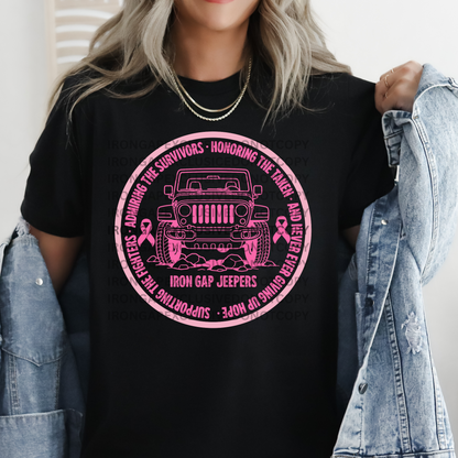 Breast Cancer Awareness Iron Gap Exclusive Tee