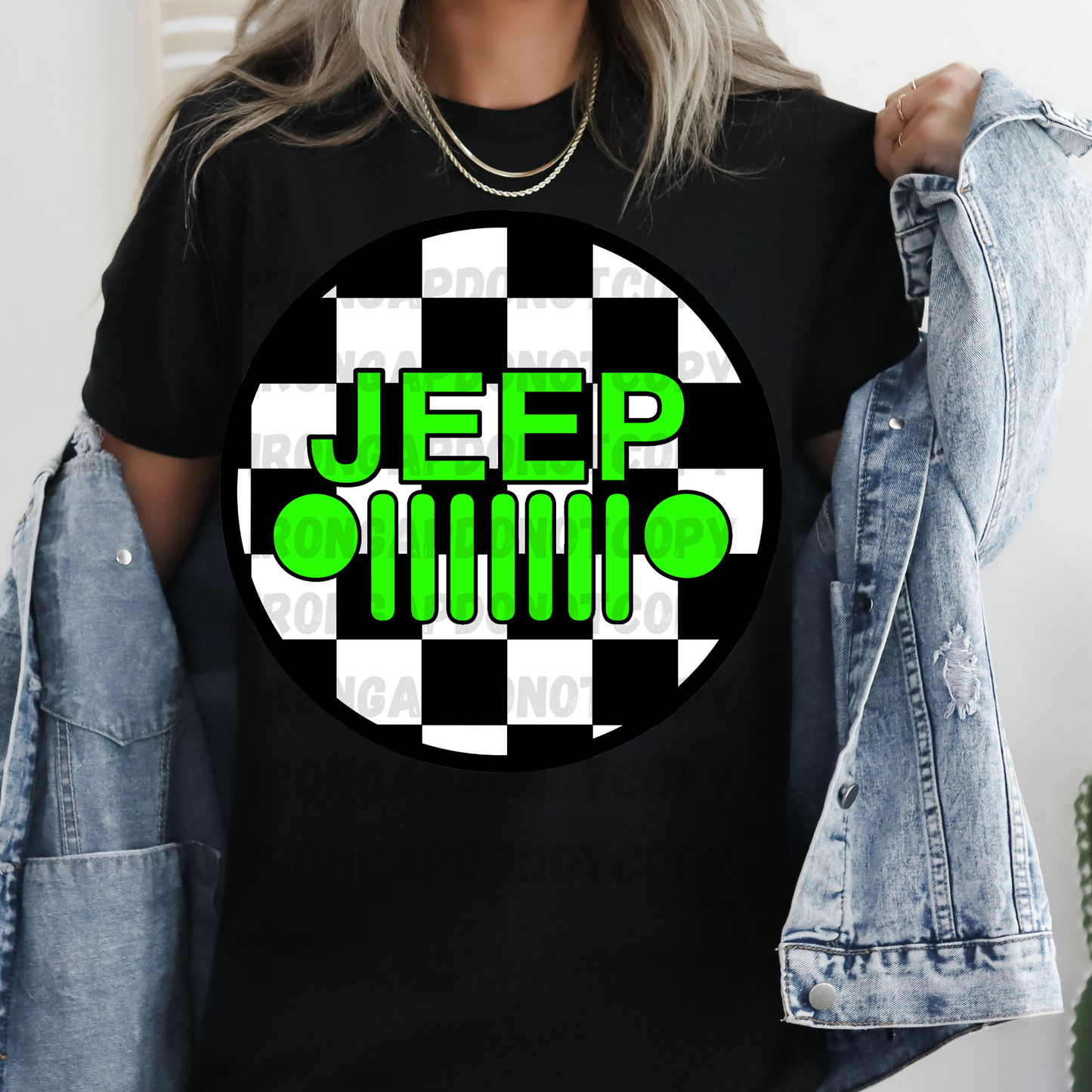 Checkered Print T-Shirt