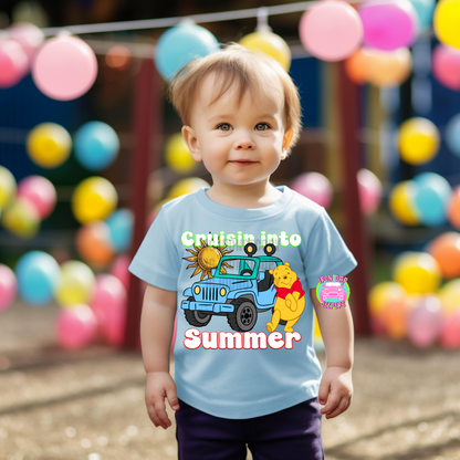 Crusin’ into Summer Tee-13 options(Toddler & Youth)