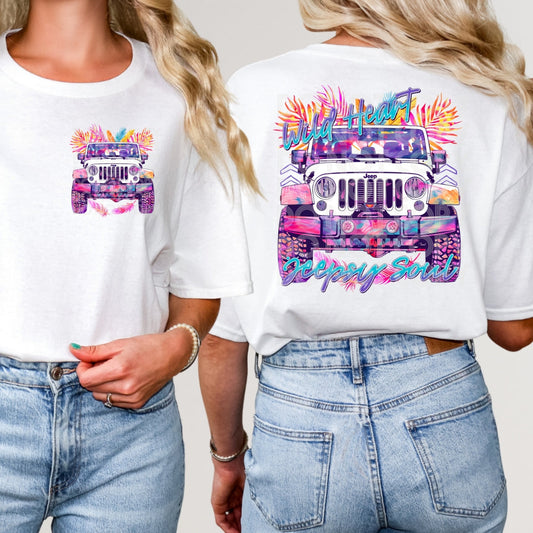Wild Heart Tee (Front & Back Design)
