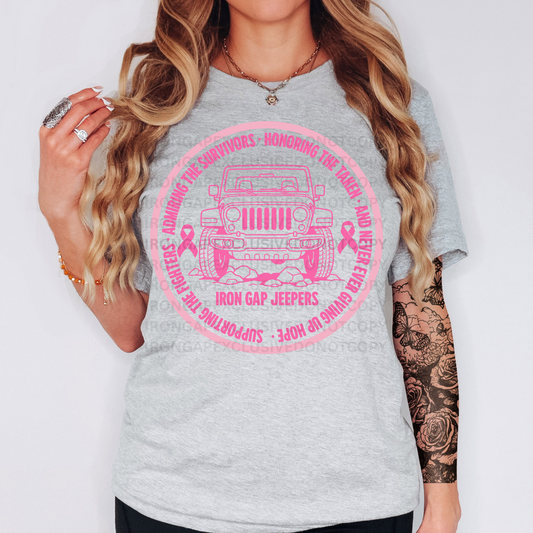 Breast Cancer Awareness Iron Gap Exclusive Tee