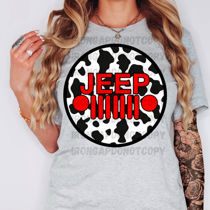 Cow Print Tee