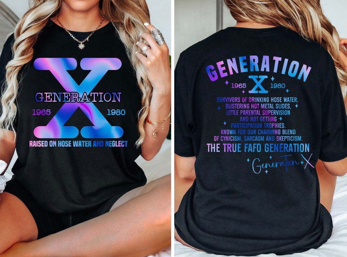 GenX Tee (Front & Back Design)