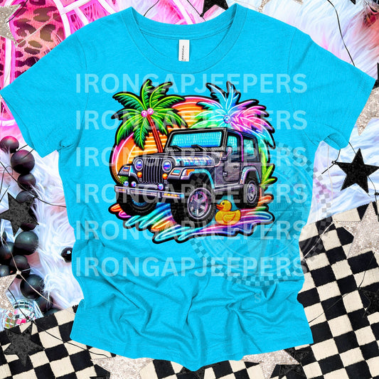Palm Tree Bling Tee