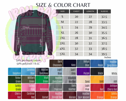 Let Them SWEATSHIRT (Iron Gap Exclusive) Front & Back Design