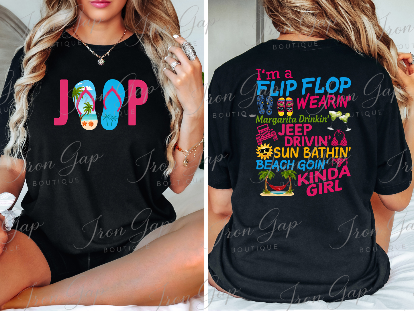 Beach Kinda Girl Tee (Front/Back Design)