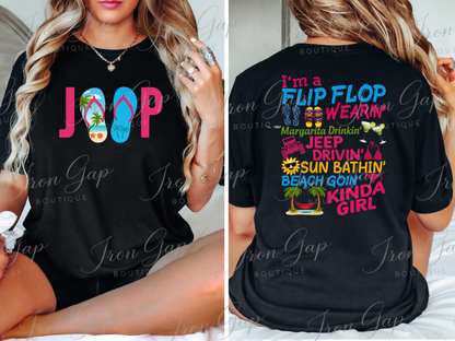 Beach Kinda Girl Tee (Front/Back Design)
