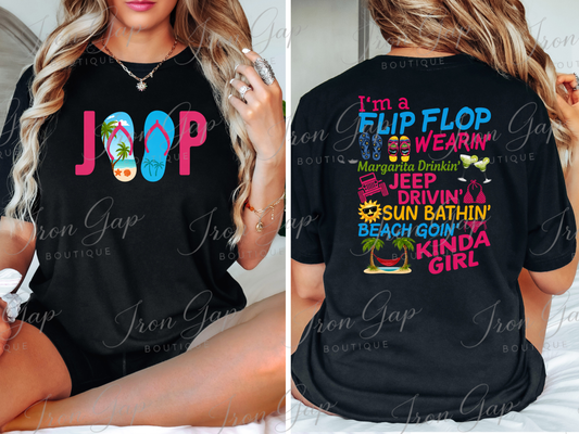 Beach Kinda Girl Tee (Front/Back Design)