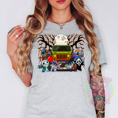 Stitch/Horror Characters Iron Gap Exclusive Tee