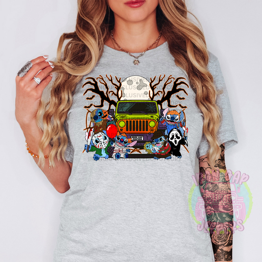 Stitch/Horror Characters Iron Gap Exclusive Tee