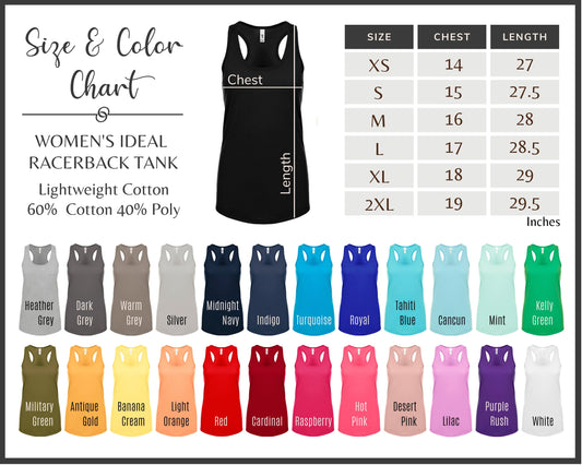 Next Level Racerback Mystery Tank Top Sale