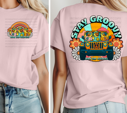 Stay Groovy Iron Gap Exclusive Tee