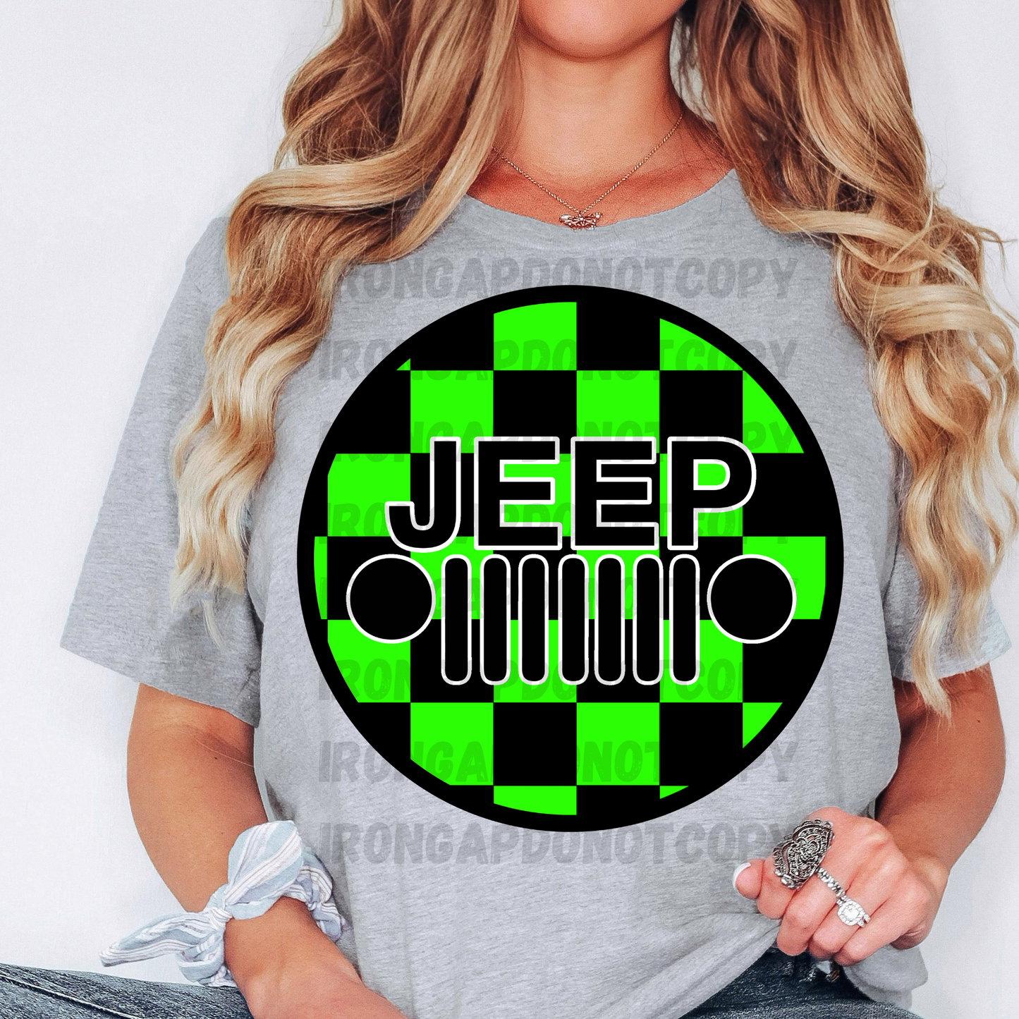 Checkered Print T-Shirt