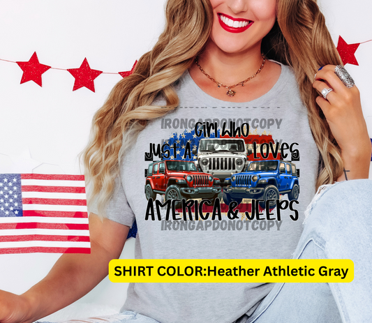 Just A Girl America Tee