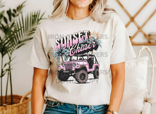 Sunset Chaser (Pink J) Tee