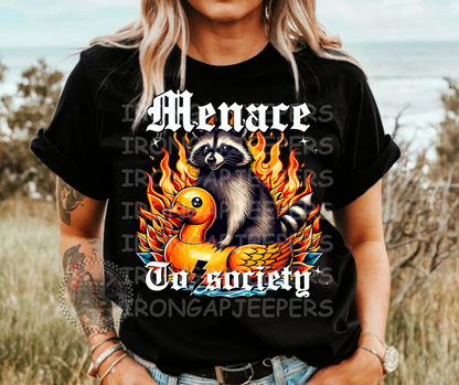 Raccoon Menace Tee
