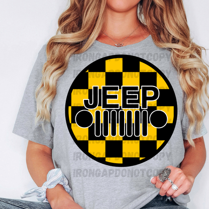 Checkered Print T-Shirt